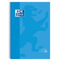 OXFORD Europeanbook 1 tapa extradura A4+  80H.5X5 Turquesa