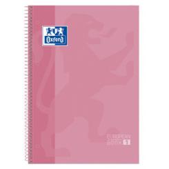 OXFORD Europeanbook 1 tapa extradura A4+  80H.Hztl Rosa Chicle