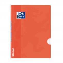OXFORD Libreta grapada Oxfopfx A4 48H Op cuadriculada 4x4/M Tapa polipropileno Naranja