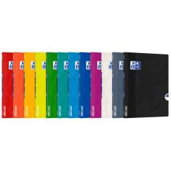 OXFORD Libreta grapada T. Plástico A4+ 48H.Seyes C/M Srtd Openflex