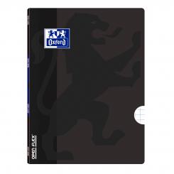 OXFORD Libreta grapada tapa plástico A4 48H.5X5 2M Preto Openflex
