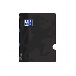 OXFORD Libreta grapada tapa plástico A5 48H.Hztl 2M Preto Openflex