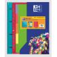 OXFORD Pack Carpeta de anillas Europeanbinder Live&Go Polyfoam A4+ cuadriculada 5x5 + Sobre + Separadores - Surtido Vivos