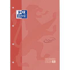 OXFORD Recambios  Color 1 tapa blanda A4+  80H.5X5 Coral Touch