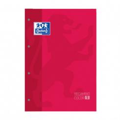 OXFORD Recambios  Color 1 tapa blanda A4+  80H.5X5 Rojo
