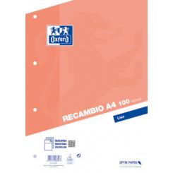 OXFORD Recambios tapa blanda A4 100H.Liso Naranja