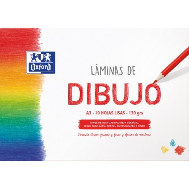 oxford-sobre-10-laminas-dibujo-a3-liso-130g