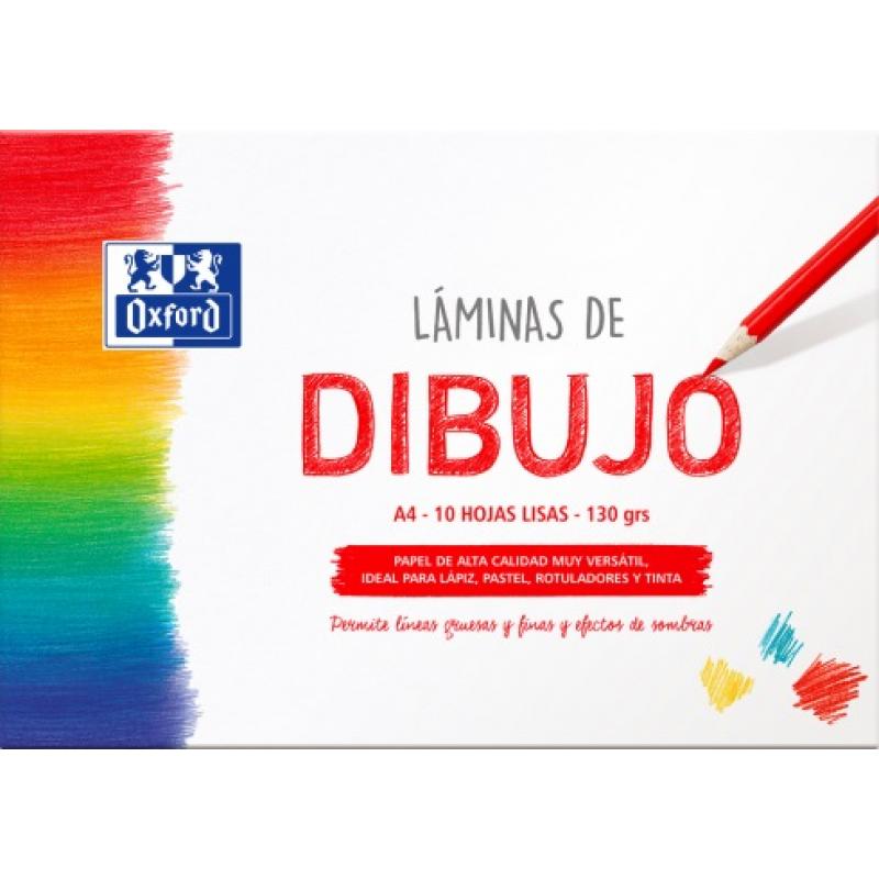 oxford-sobre-10-laminas-dibujo-a4-liso-130g
