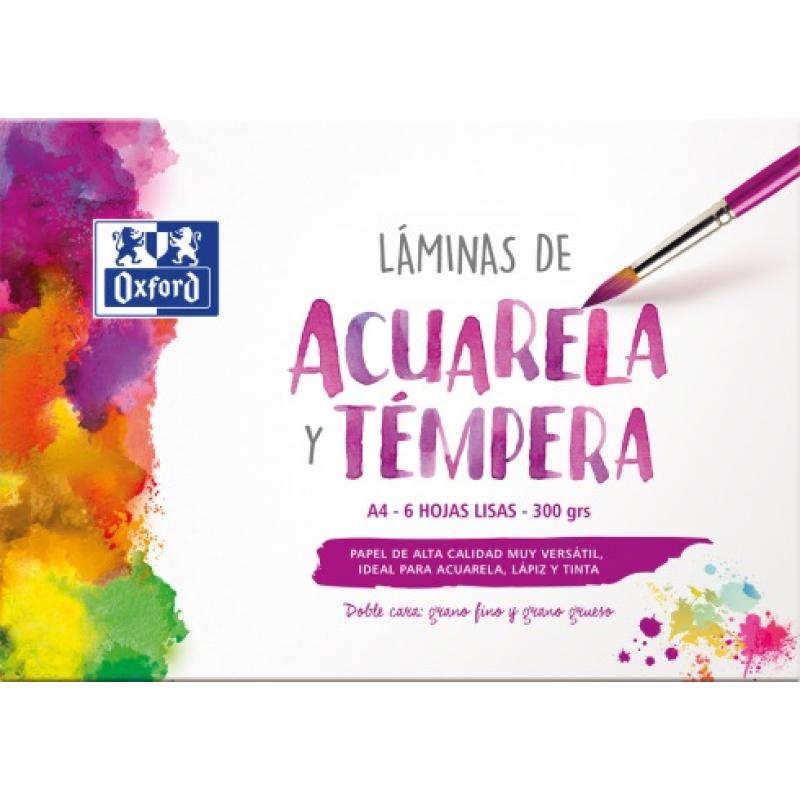 oxford-sobre-6-laminas-acuarela-a4-350grs