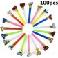 Pack 100 matasuegras - Silbatos de colores