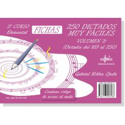 Pack 250 Dictados Muy Fáciles Volumen 2, Ed. SI-BEMOL