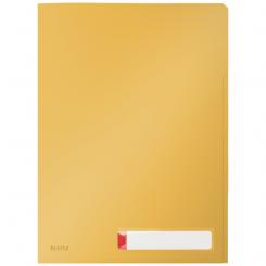 Pack 3 dosieres privacidad LEITZ Cosy con 3 pestañas, DIN A4, amarillo