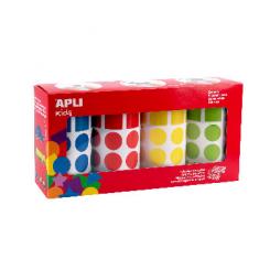 Pack 4 Rollo APLI Gomet Xl/20 Az./Ro./Am./Ve 8260U