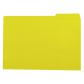 Pack 50 Subcarpeta cartulina gio din a4 pestaña derecha 250 g/m2 amarillo
