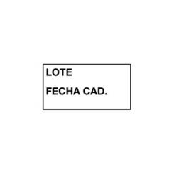 Pack 6 Recambio APLI  1000Etq 26X16 Lote+F.Caducidad