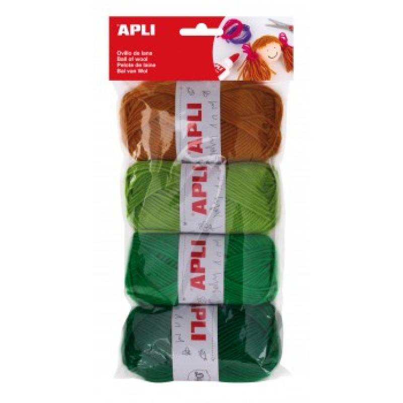 pack-apli-ovillos-de-lana-tonos-verde-4u50g