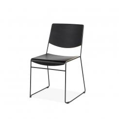 Pack de 2 sillas confidentes de madera Rocada 931 color negro