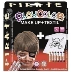 Pack Playcolor Maquillaje +Textil Pirate