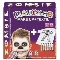 Pack Playcolor Maquillaje +Textil Zombie