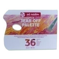 Paleta Talens Art Creation Artcreatin Desechable 36 Hojas