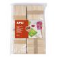 Palillos Polo Apli Madera Natural  Bolsa De 800 uds