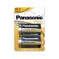 Panasonic Bronze Pila Alkalina D Lr20 Blister*2