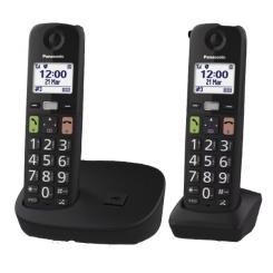 Panasonic KX-TGU112 Teléfono DECT Identificador de llamadas Negro