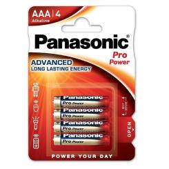 PANASONIC PRO POWER Pila alcalina AAA LR03 blister*4