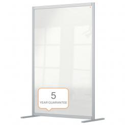 Nobo Pantalla separadora de acrílico transparente modular para sala Premium Plus 1200x1800mm