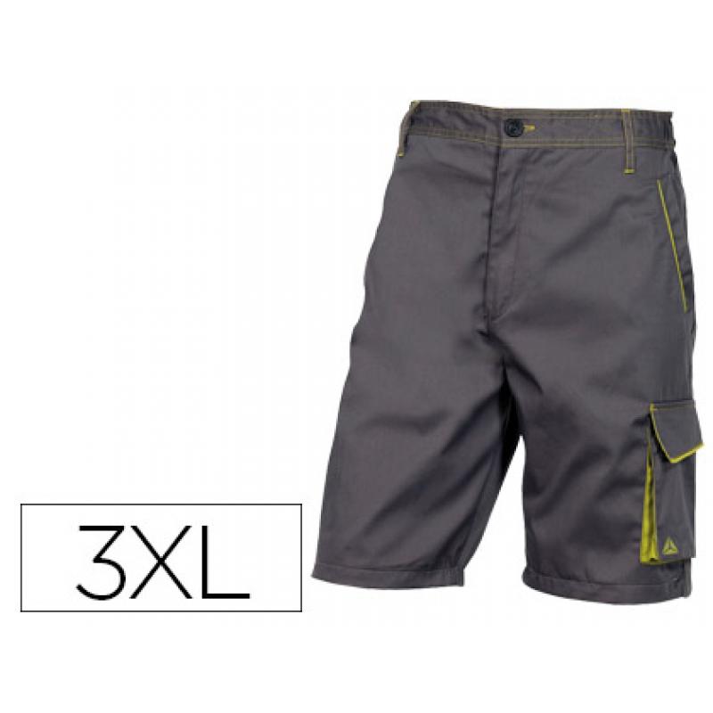 pantalon-de-trabajo-deltaplus-bermuda-cintura-ajustable-5-bolsillos-color-gris-verde-talla-3xl