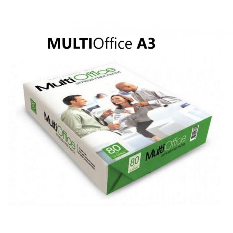 Papel A3 MultiOffice 80 gr 500H Multifunción