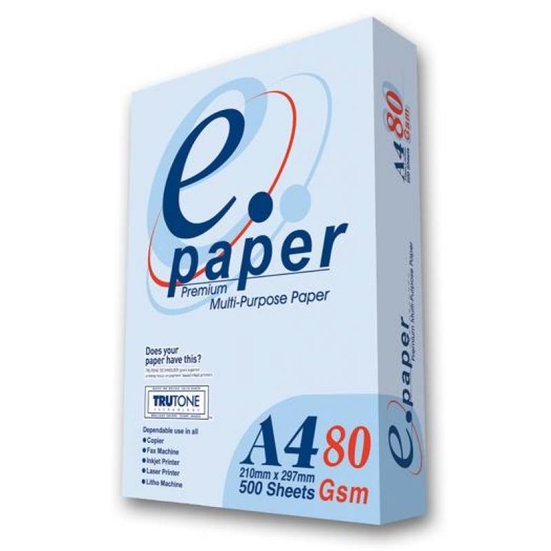 Papel A4 Multifunción E-Paper Premium Plus 80gr 500 hojas