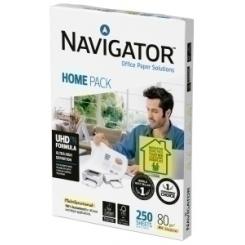 PAPEL A4 NAVIGATOR  80g 250h HOME PACK