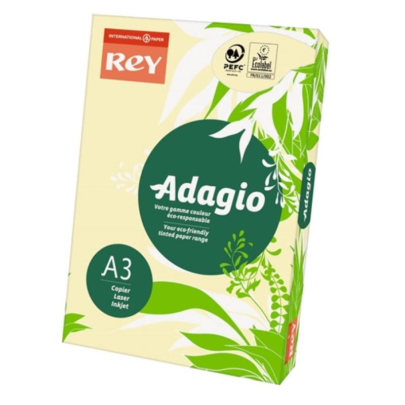 Papel Adagio Amarillo Pálido A3 160G 500 HOJAS