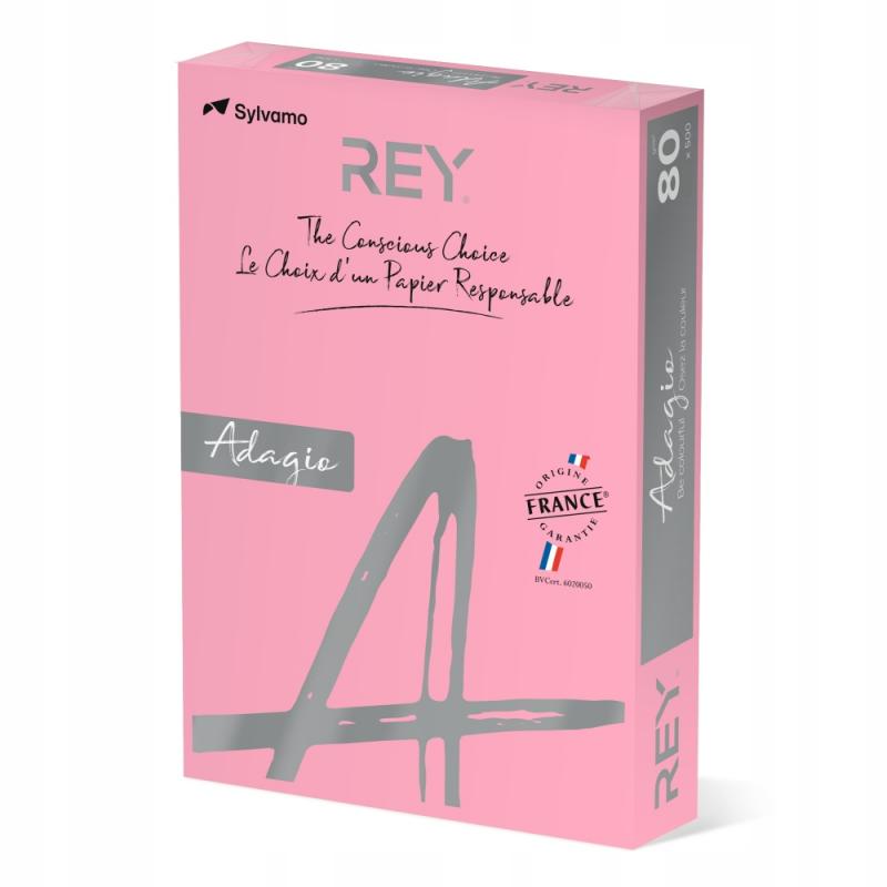 Papel Adagio Chicle Intenso  A3 80G 500 HOJAS