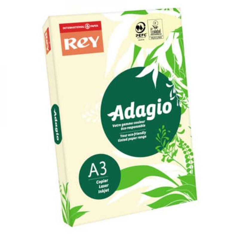 Papel Adagio Marfil Pálido A3 80G 500 HOJAS
