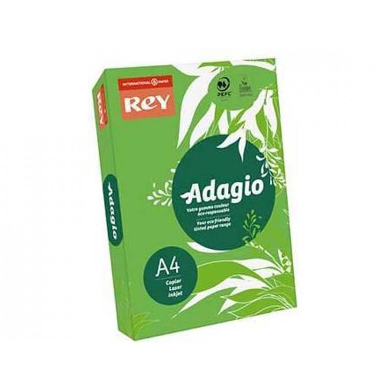 Papel Adagio Verde Intenso  Intenso  A4 80G 500 HOJAS
