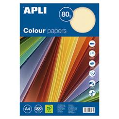 Papel APLI Color Surtido Pastel A4 80G.500H