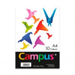 Papel Campus A4 80 gr 100H 10 Colores Surtido