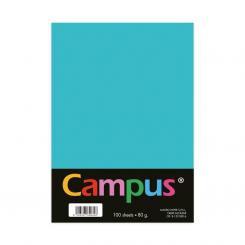 Papel Campus A4 80 gr 100H Azul tuquesa