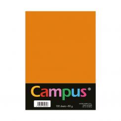 Papel Campus A4 80 gr 100H Naranja