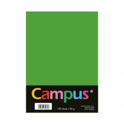 Papel Campus A4 80 gr 100H Verde manzana