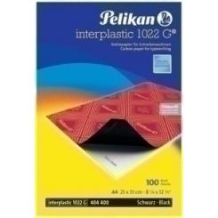 Papel Carbon Interplastic A4 Cj.100 Negr