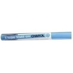 Papel Charol Comercial Garriga Rollo 50X70 Expositor De 70