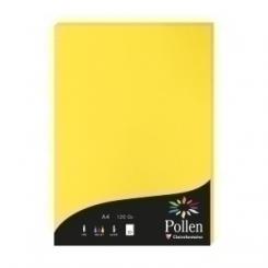 Papel Clairefontaine Pollen A4 120G 50H Amarillo Sol
