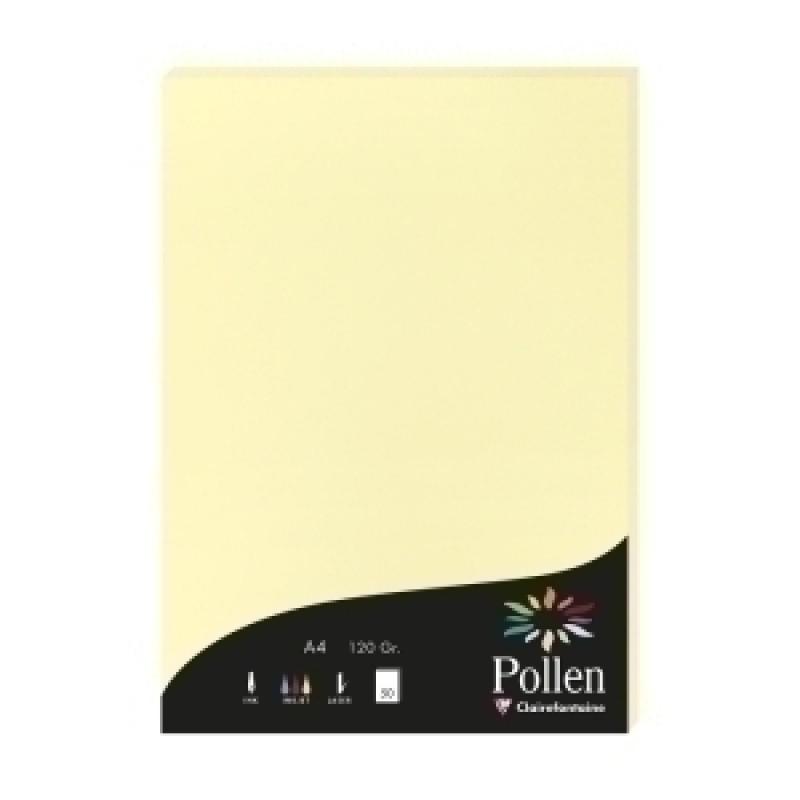 papel-clairefontaine-pollen-a4-120g-50h-canario
