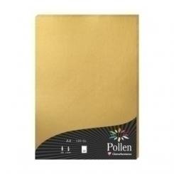 Papel Clairefontaine Pollen A4 120G 50H Dorado