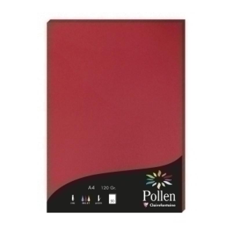papel-clairefontaine-pollen-a4-120g-50h-grosella