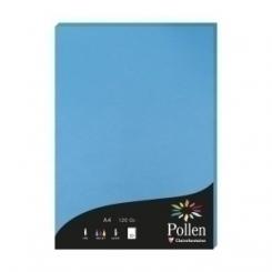 Papel Clairefontaine Pollen A4 120G 50H Turquesa