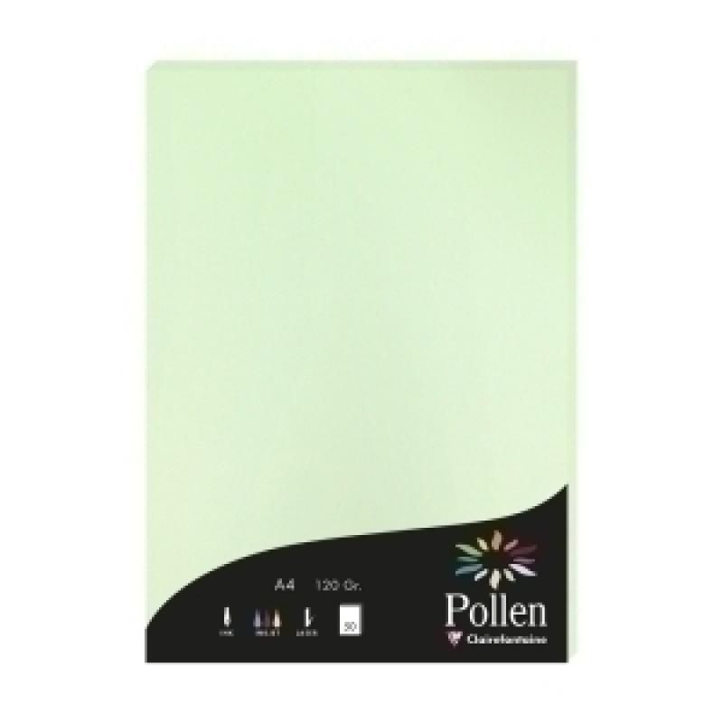 papel-clairefontaine-pollen-a4-120g-50h-verde